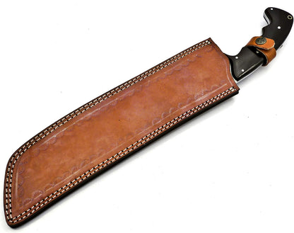 Custom Handmade 18 Inches Machete Knife With Leather Sheath Fixed Blade Hunting Survival Knives Bla 3