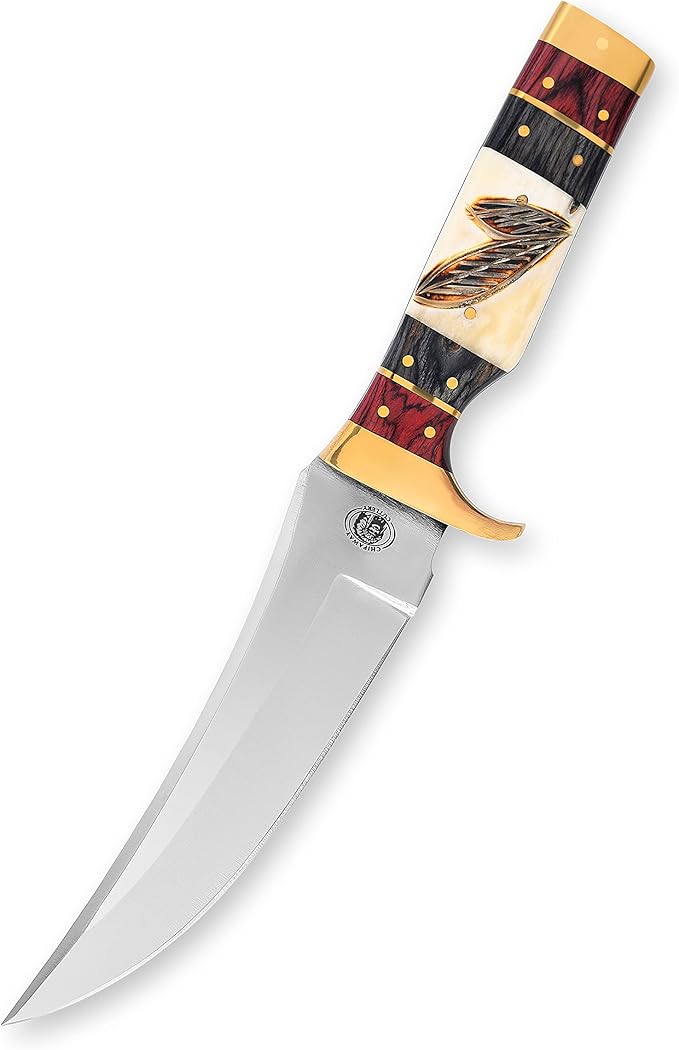 Hunting Knife With Full Tang 65 Stainless Steel Blade  Hunting Knife With Sheath 1