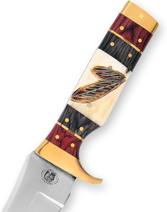 Hunting Knife With Full Tang 65 Stainless Steel Blade  Hunting Knife With Sheath 4