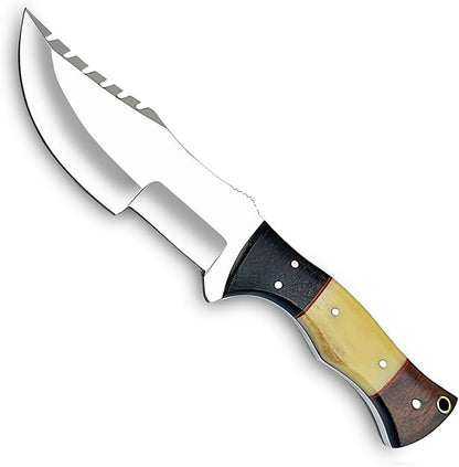 Handmade Tracker Knife For Outdoor Knife Survival Knife Camping Knife  Knife With Sheath Bone And W 1