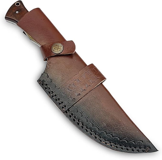 Handmade Tracker Knife For Outdoor Knife Survival Knife Camping Knife  Knife With Sheath Bone And W 4