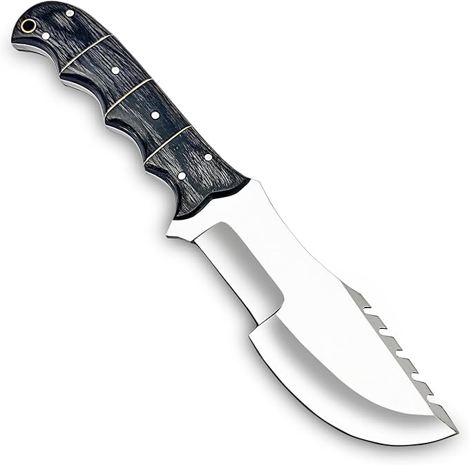 Handmade Tracker Knife With Sheath Outdoor Knife Survival Knife Camping Knife  D2 Steel Tracker Kni 1