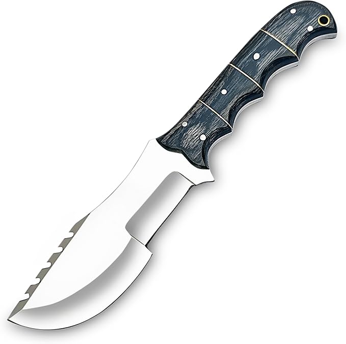 Handmade Tracker Knife With Sheath Outdoor Knife Survival Knife Camping Knife  D2 Steel Tracker Kni 5