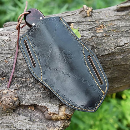 Handmade Carbon Steel Bull Cutter Knife With Sheath Precision Craftsmanship For Versatile Cutting I 3