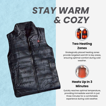 Tech Heated Vest  USB Powered Warmth Vest For Men  Women  Perfect Winter Gift 3