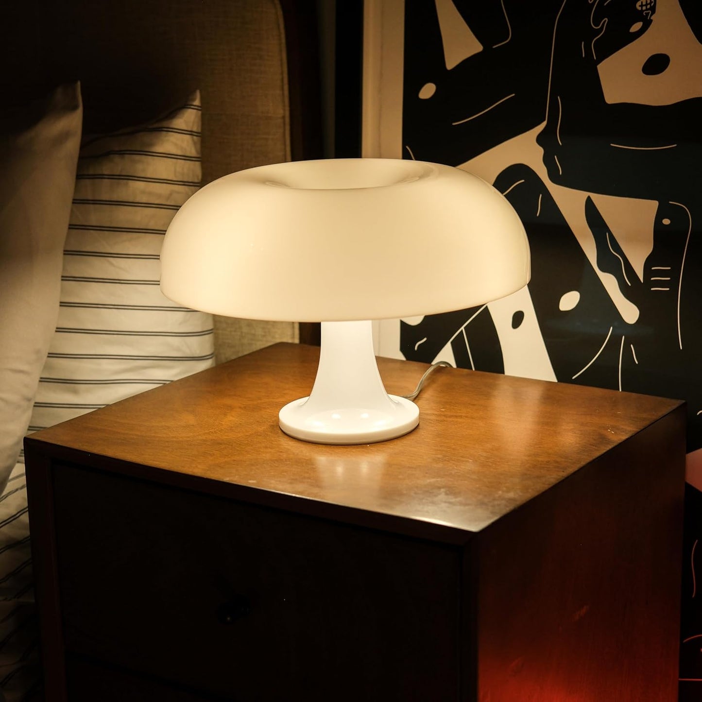 Modern Bauhaus Mushroom Table Lamp Classic Bedroom Bedside Table Lamp Decorative Art Table Lamp 1