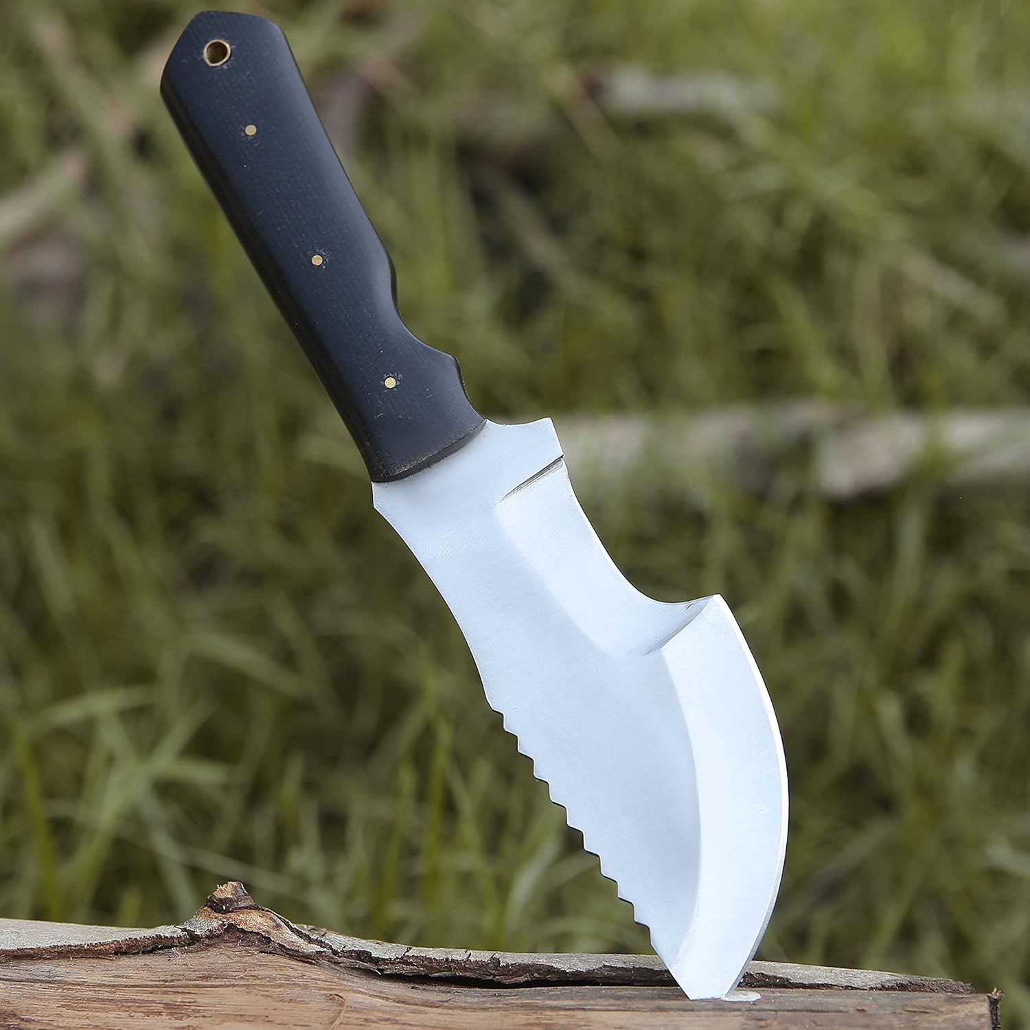 Handmade Tracker Knife With Sheath Outdoor Knife Survival Camping Knife D2 Steel Tracker Knife Fixe