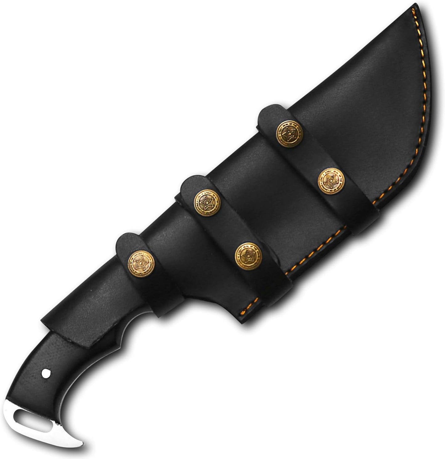 Handmade Tracker Knife With Sheath Outdoor Knife Survival Camping Knife D2 Steel Fixed Blade Huntin