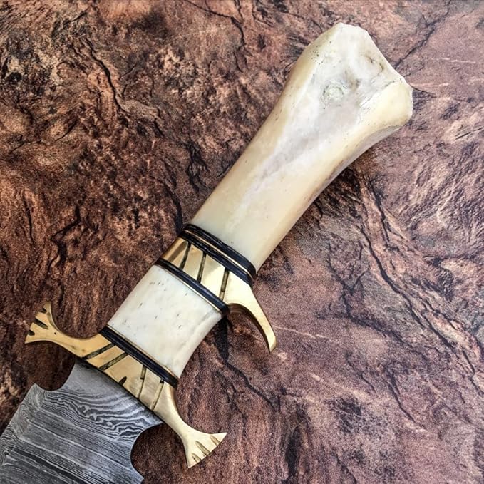 HABSON RG44 Handmade Damascus Steel Hunting Bowie Knife  Best For Camping Survival And Outdoors Bes 4