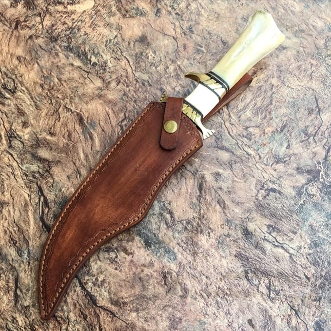 HABSON RG44 Handmade Damascus Steel Hunting Bowie Knife  Best For Camping Survival And Outdoors Bes 5