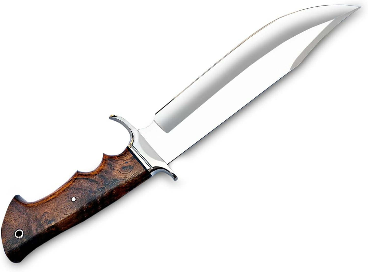 15 Inches Full Tang Handmade Bowie Knife Fixed Blade Hunting Knife Skinning Knife Camping Knife Bus 2