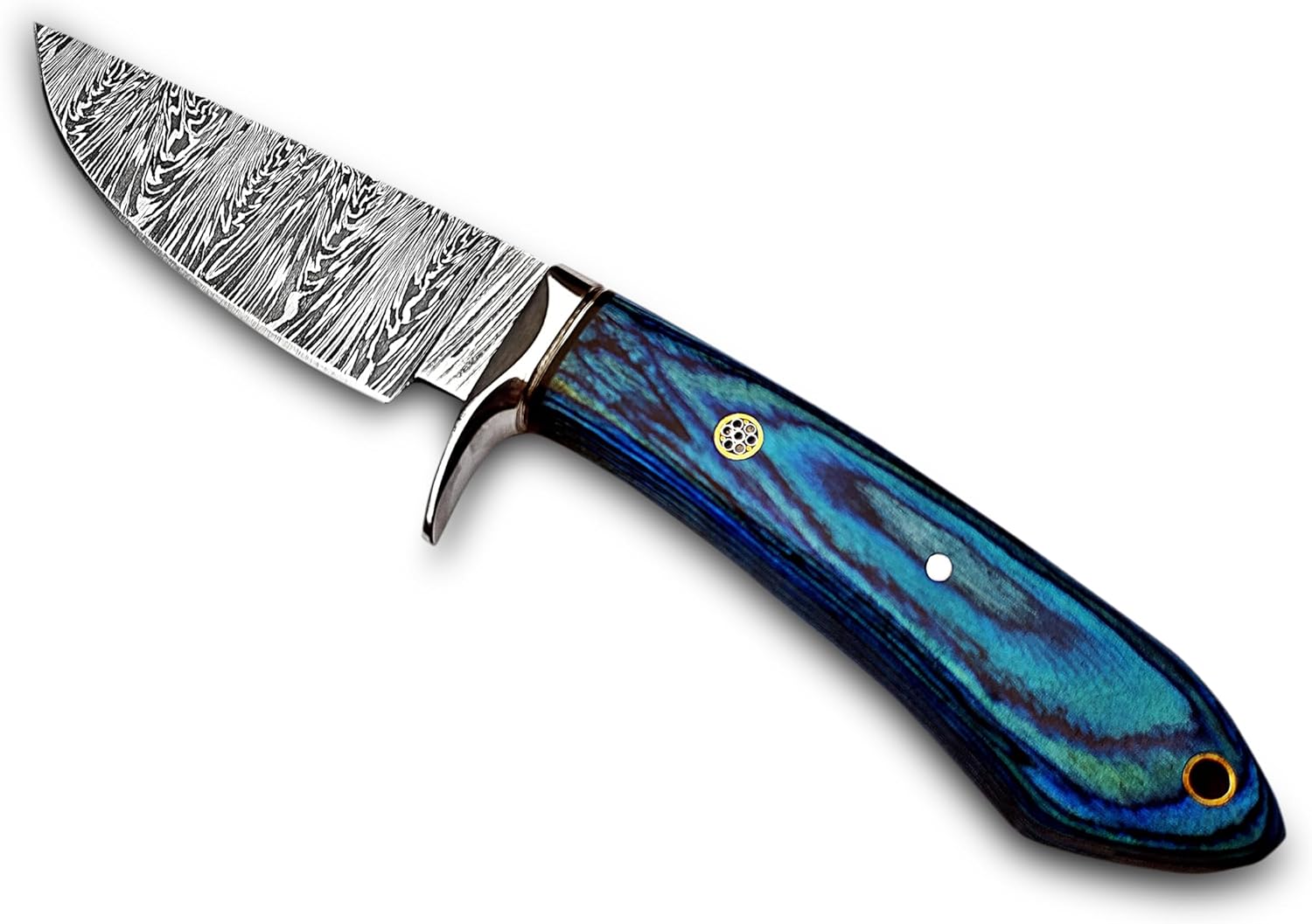 95 Inches Handmade Damascus Hunting Knife Fixed Blade Skinnig Camping Survival Outdoor And Everyday 1
