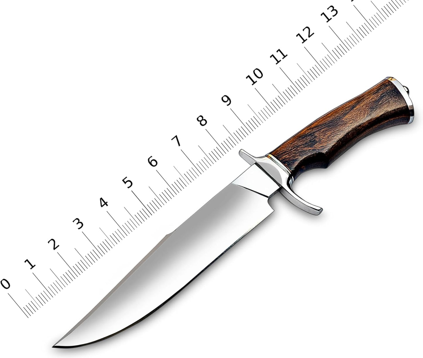 13 Inches Full Tang Handmade Bowie Knife Fixed Blade Hunting Knife Skinning Knife Camping Knife Bus 2