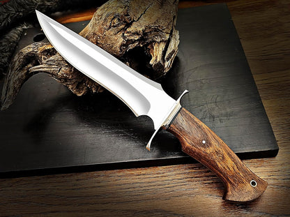135 Inches Full Tang Handmade Bowie Knife Fixed Blade Hunting Knife Camping Knife Bushcraft Knife 1