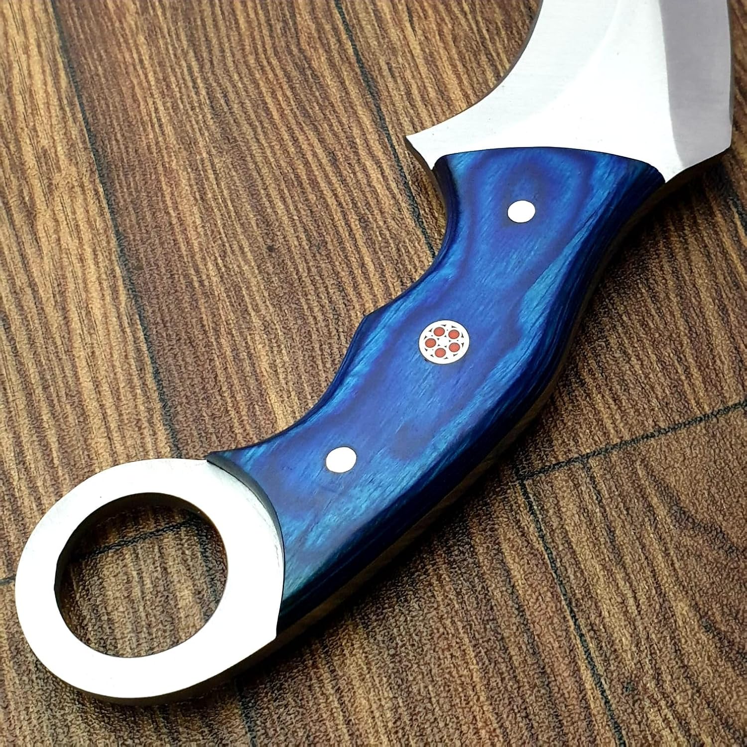 Karambit Knife  Fixed Blade With Sheath  Claw Knife Wood Handle Sharp Blade  Camping Knives  Karamb 1