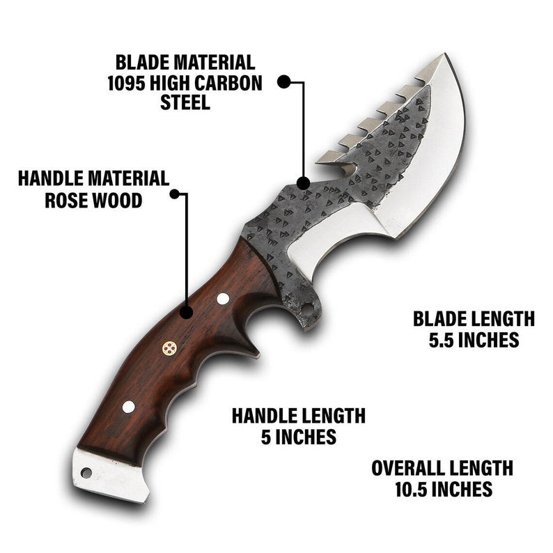 105 Custom Handmade Tracker Knife1095 Steel Tracker Knife Daily Carry Knife Camping Knife Handmade  1