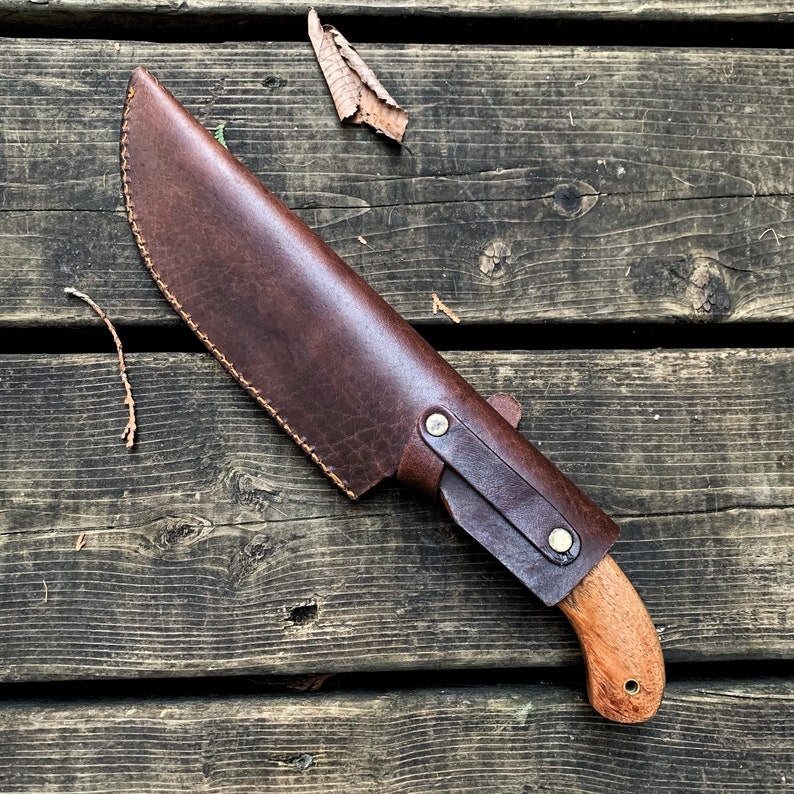 Hand Made Damascus Steel Tracker Knife For Hunting Camping Fishing And All Outdoor Activities With  1
