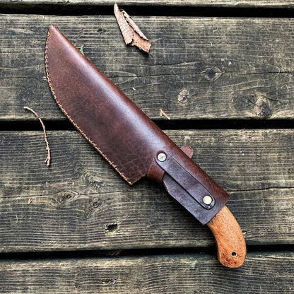 Hand Made Damascus Steel Tracker Knife For Hunting Camping Fishing And All Outdoor Activities With  1