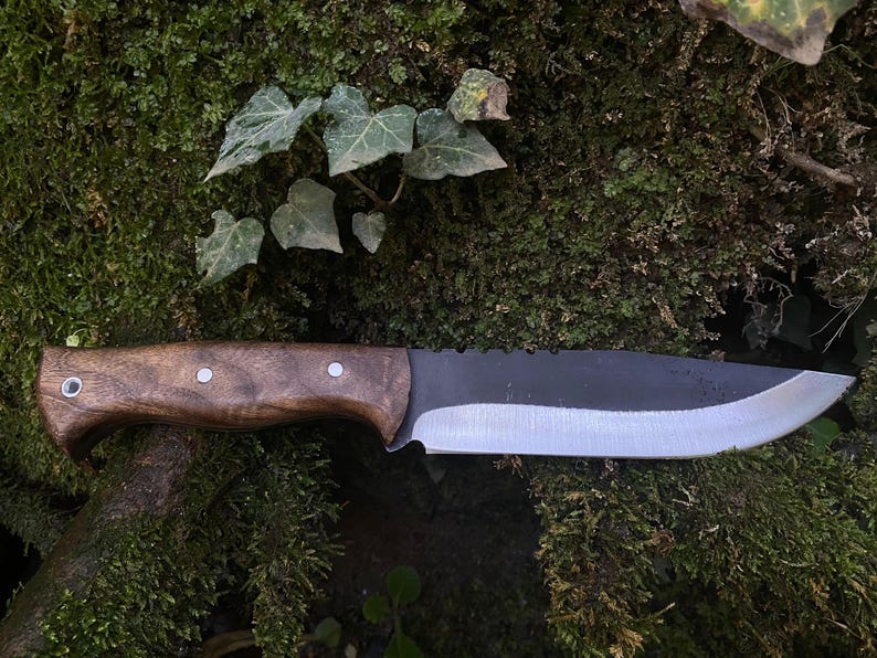Premium Handmade Hunting Knife With Walnut HandleReal Bowie Knife With SheathPerfect For Camping Tr 3