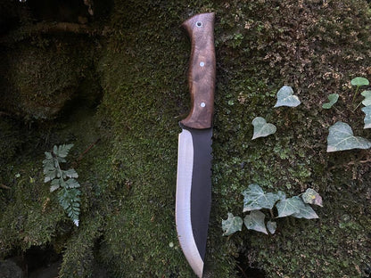 Premium Handmade Hunting Knife With Walnut HandleReal Bowie Knife With SheathPerfect For Camping Tr 5