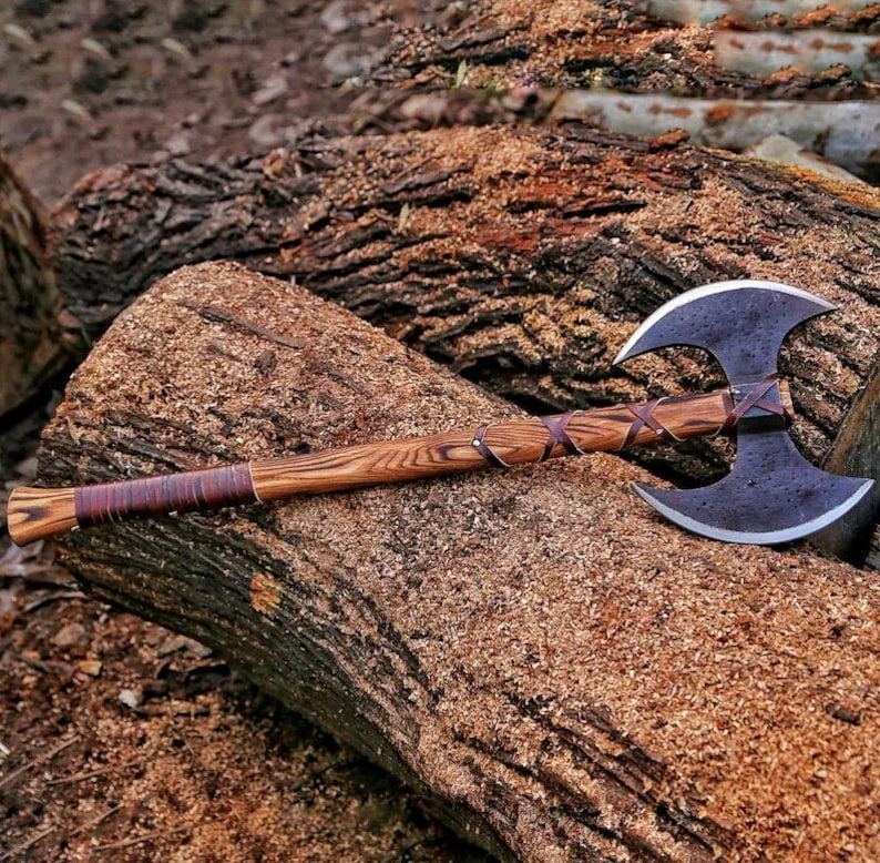 Double Headed Viking Bearded Axe Double Blade Axe Birthday Gift Gift For Him Groomsman Gifts Christ 2