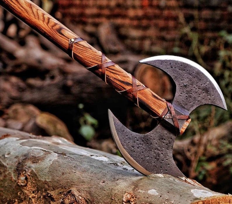 Double Headed Viking Bearded Axe Double Blade Axe Birthday Gift Gift For Him Groomsman Gifts Christ 4