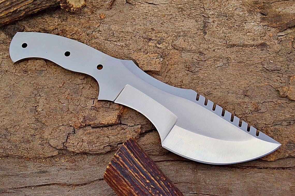 Handmade D2 Tracker Knife with Sheath Outdoor Knife Survival Camping Knife Fixed Blade Hunting Knife Camping EDC