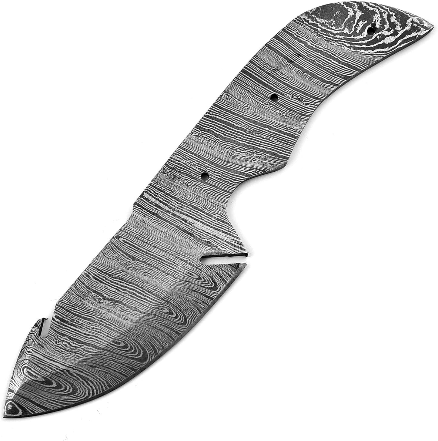 Handmade Hand Forged Damascus Steel Blank Blade Dagger Hunting  Camping Knife Damascus Blank Blade  1