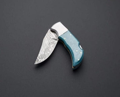 Custom Handmade Pocket Folding Knife For Men  Pocket Knife Best For Outdoors And A Also Gift For Me 2
