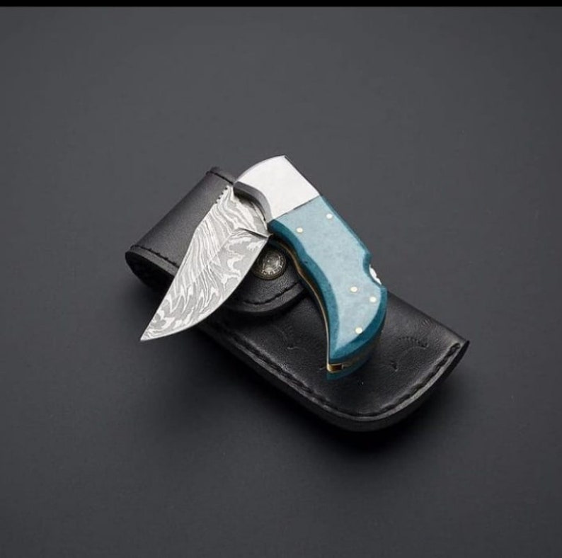 Custom Handmade Pocket Folding Knife For Men  Pocket Knife Best For Outdoors And A Also Gift For Me 1