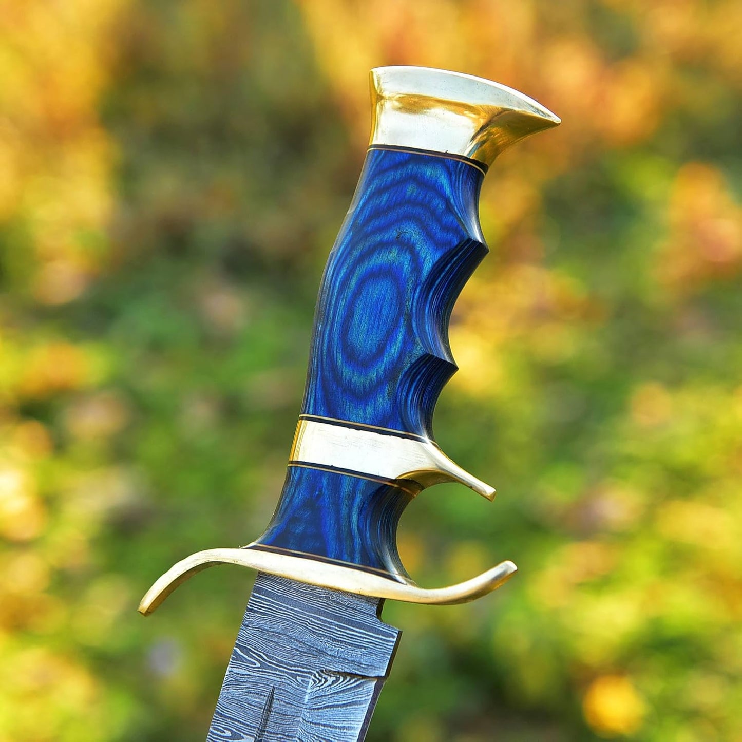 Damascus Steel Bushcraft Hunting Knife Damascus Knife  Survival Knife For Camping Fishing  Perfect  3