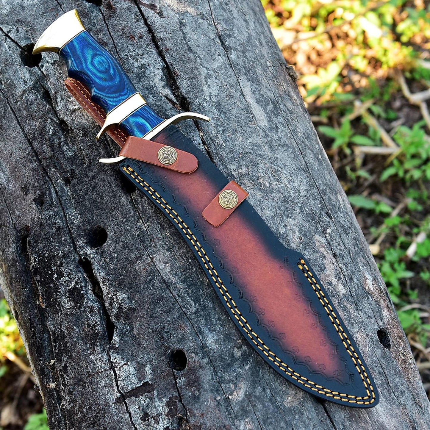 Damascus Steel Bushcraft Hunting Knife Damascus Knife  Survival Knife For Camping Fishing  Perfect  5