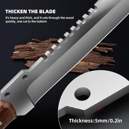 Outdoor Machete Knife With Sheath For Cutting Trees For Yard Work And For Machete Ideal For Gardeni 2