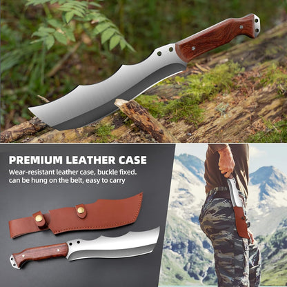 Outdoor Machete Knife With Sheath For Cutting Trees For Hard Work And For Survival Machete Ideal Fo 1