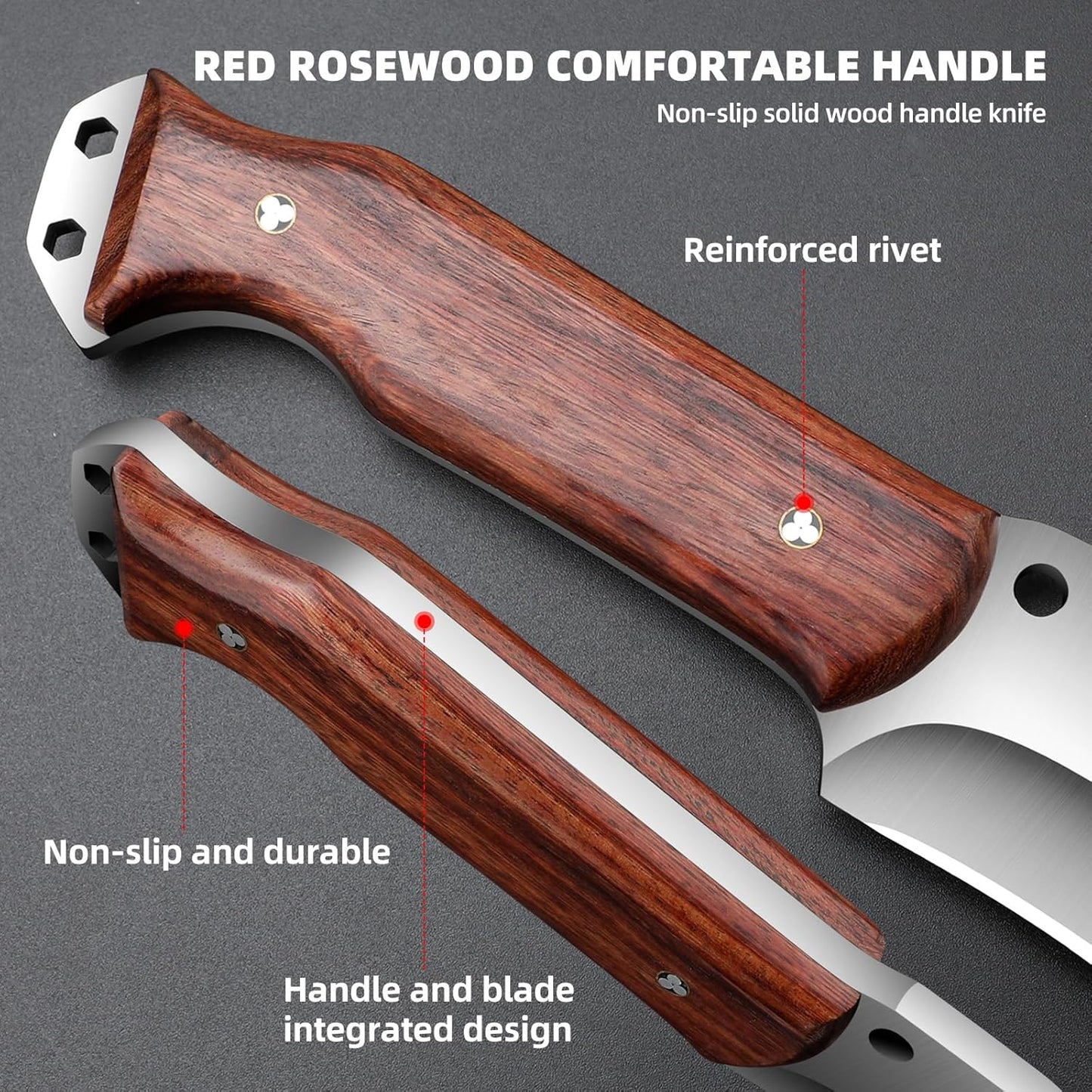 Outdoor Machete Knife With Sheath For Cutting Trees For Hard Work And For Survival Machete Ideal Fo 4
