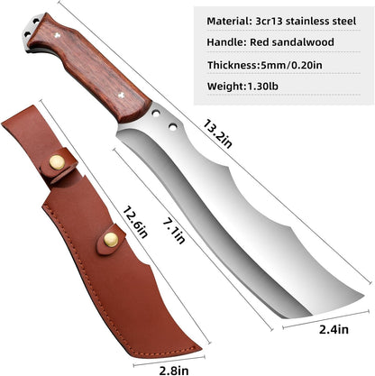 Outdoor Machete Knife With Sheath For Cutting Trees For Hard Work And For Survival Machete Ideal Fo 5