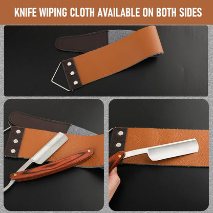 Straight Razor For Shaving  Professional Straight Edge Barber Razor Premium Stainless Steel Shaver  2