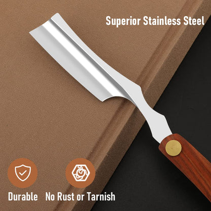 Straight Sharp Razor For Shaving  Professional Straight Edge Barber Razor Premium Stainless Steel S 1