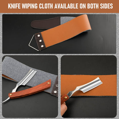 Straight Sharp Razor For Shaving  Professional Straight Edge Barber Razor Premium Stainless Steel S 2