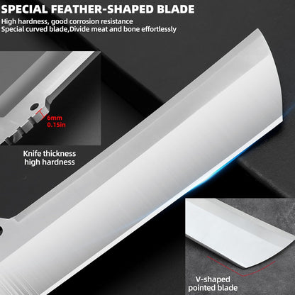 138 Inch Outdoor Hunting Knife With Sheath Fixed Blade Knives Survival Machete For Cutting Trees Fo 3