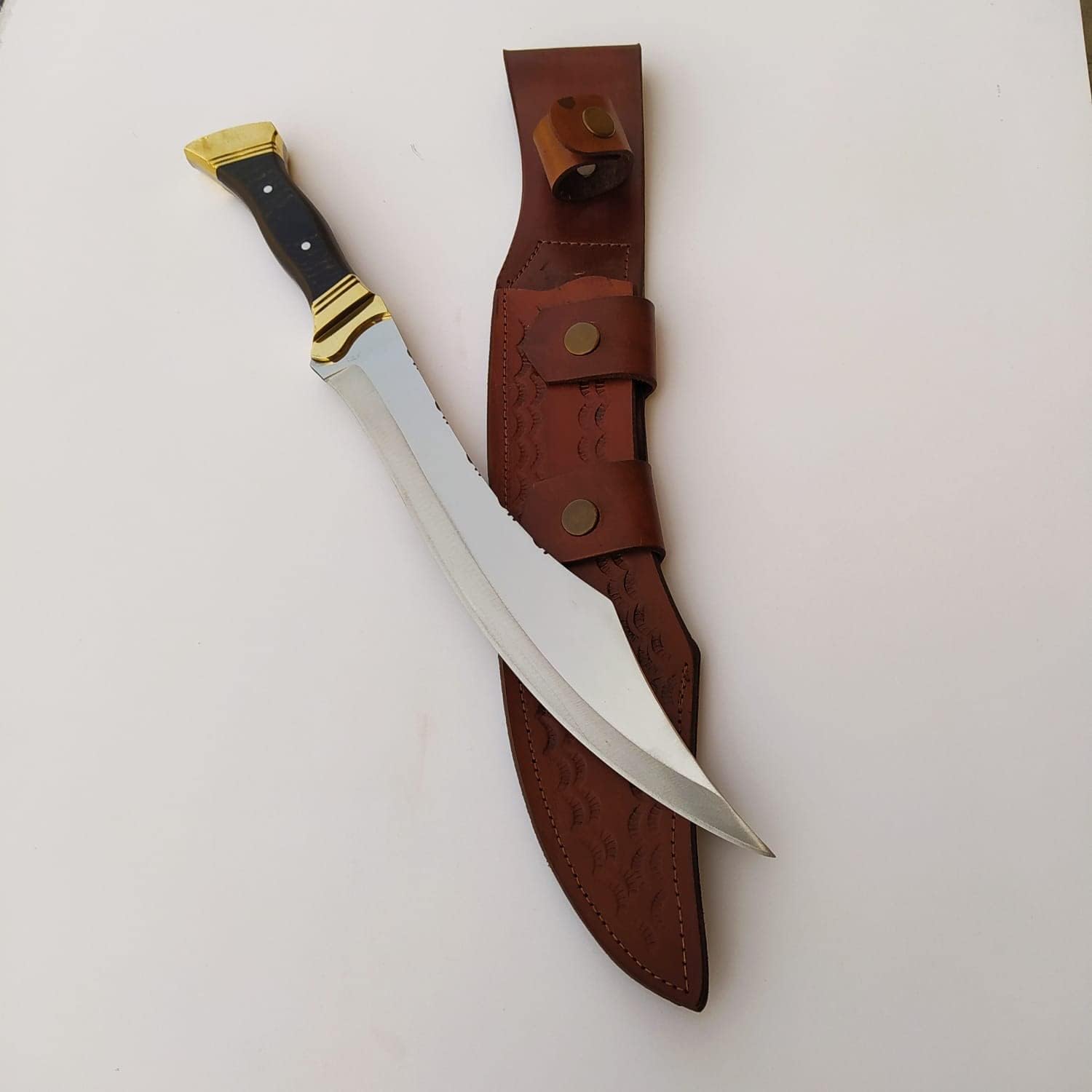 HandMade Machete Knife  Bowie  Werzalite Handle Knife  Fixed Blade Knife  Custom Knife  Personalize 1