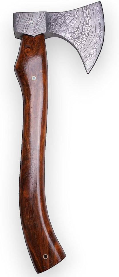 Damascus Camping Hatchet Axe  Your Reliable Companion For Outdoor Adventures And Survival Situation