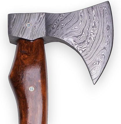 Damascus Camping Hatchet Axe  Your Reliable Companion For Outdoor Adventures And Survival Situation