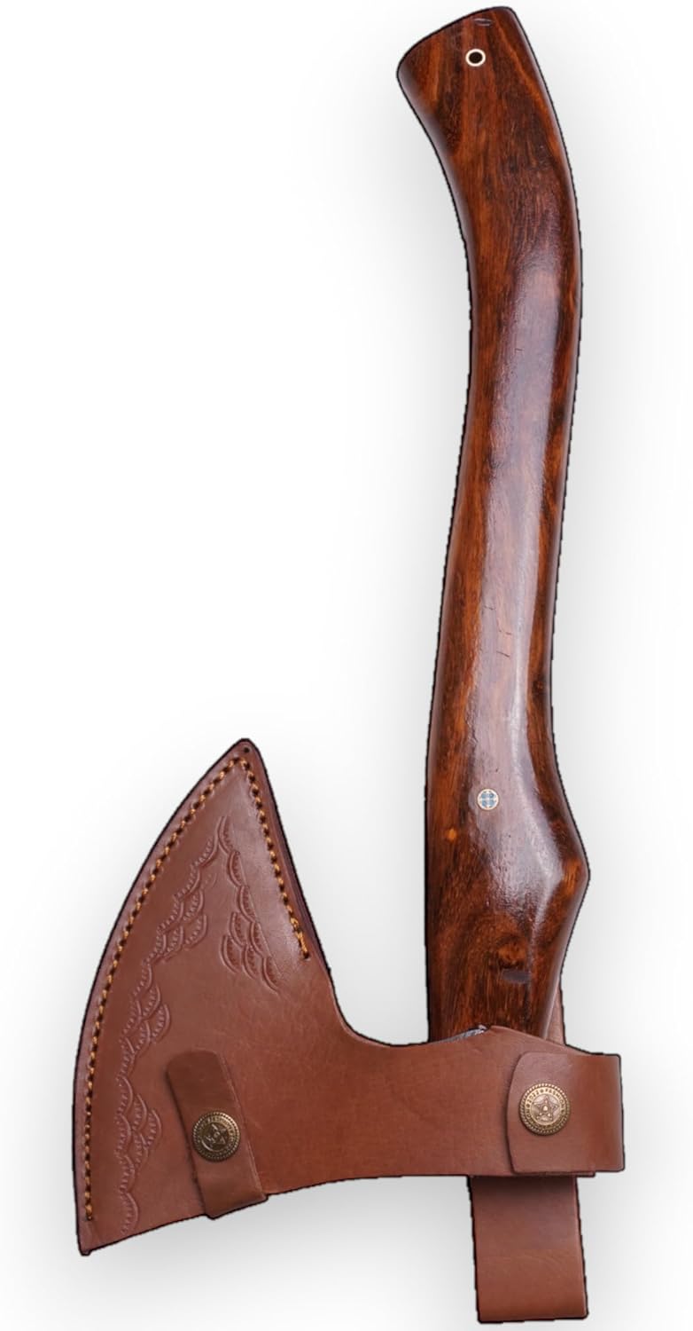 Damascus Camping Hatchet Axe  Your Reliable Companion For Outdoor Adventures And Survival Situation