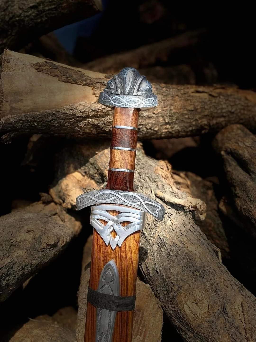 HANDMADE Damascus Steel Viking Sword Viking Collectible Sword  Authentic Norseman Sword  Medieval S
