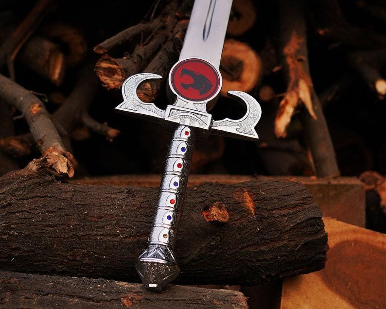 Custom Made Thundercat Lionio Sword Holy Swords Sword Wall Mount Replica Swords Best Wedding Gifts  1