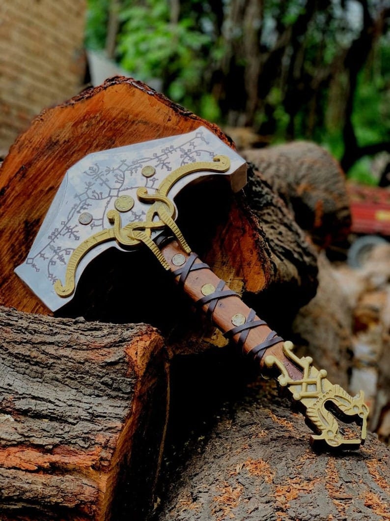 God Of War Ragnarok Mjolnir  Thors Hammer Souvenir  God Of War Thor Hammer  Cosplay Thunder Hammer  2