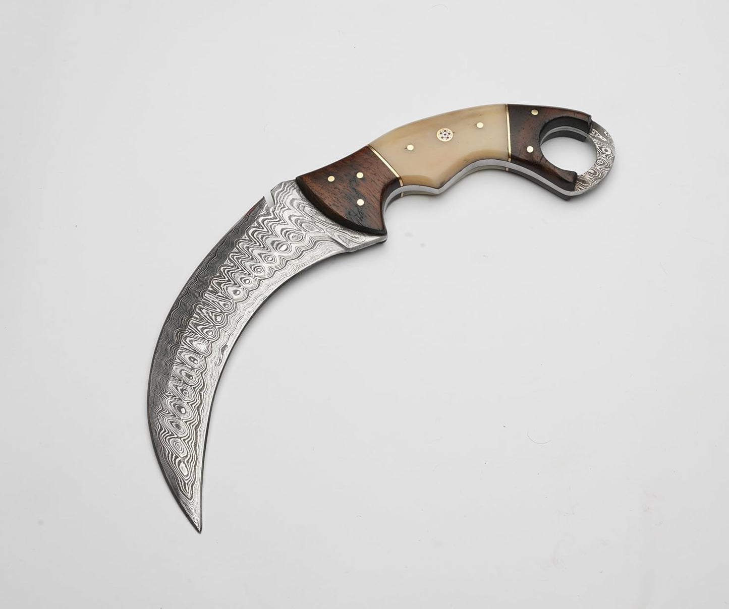 Karambit Knife  Ivory And Brown Handle  near me