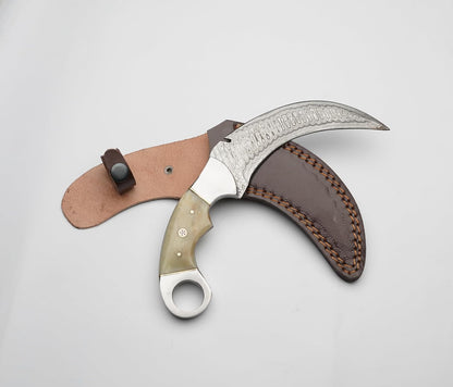 Karambit Knife  Ivory And Silver Handle  near me
