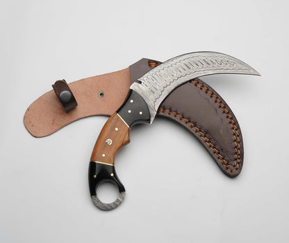 10 Damascus Karambit Knife  near me